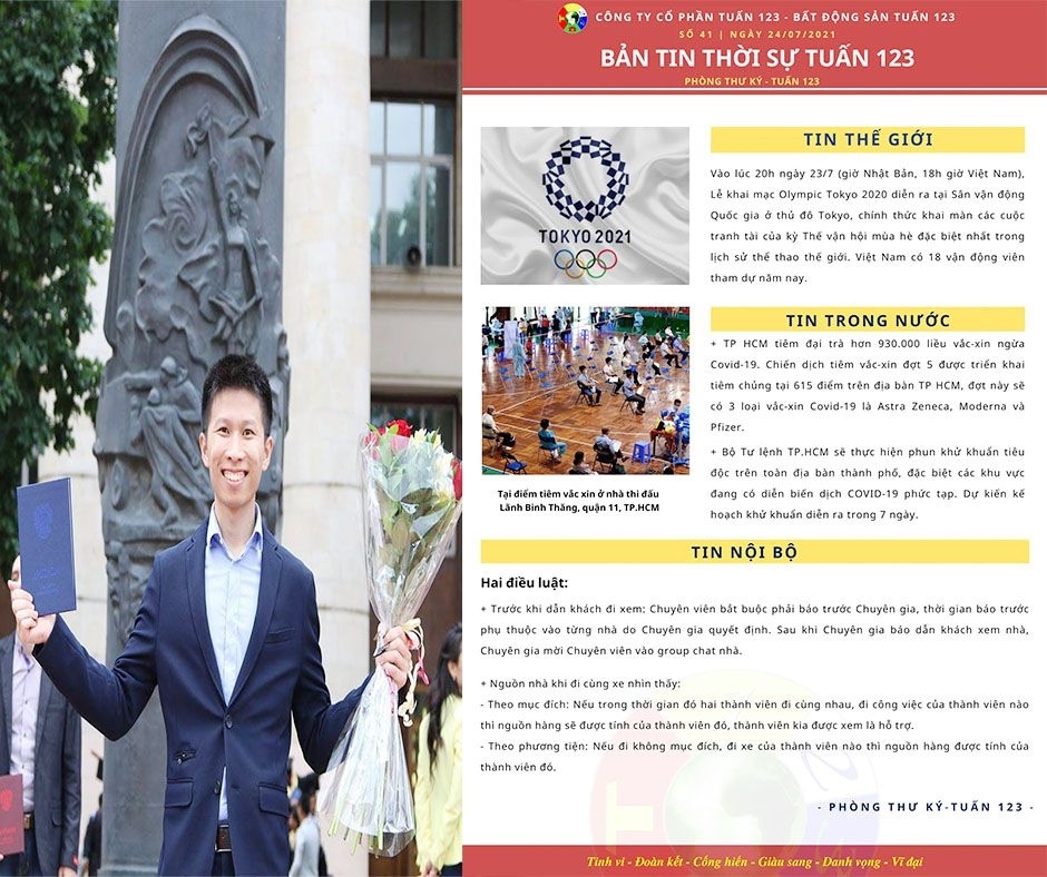 Bản Tin Ngắn Tập Đoàn Tuấn 123 – Số 77-04/09/2021